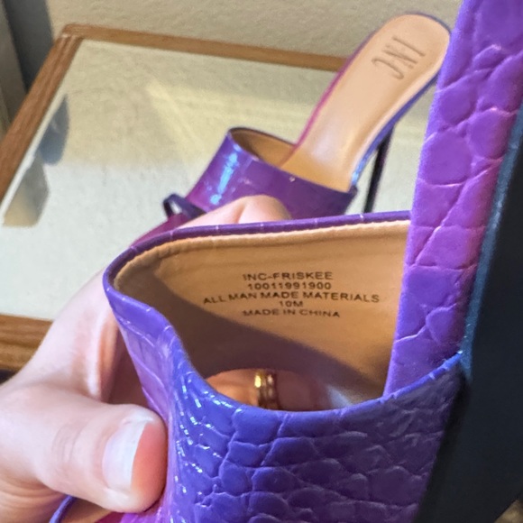 INC International Concepts Women's Vibrant Purple Heels - Picture 4 of 4